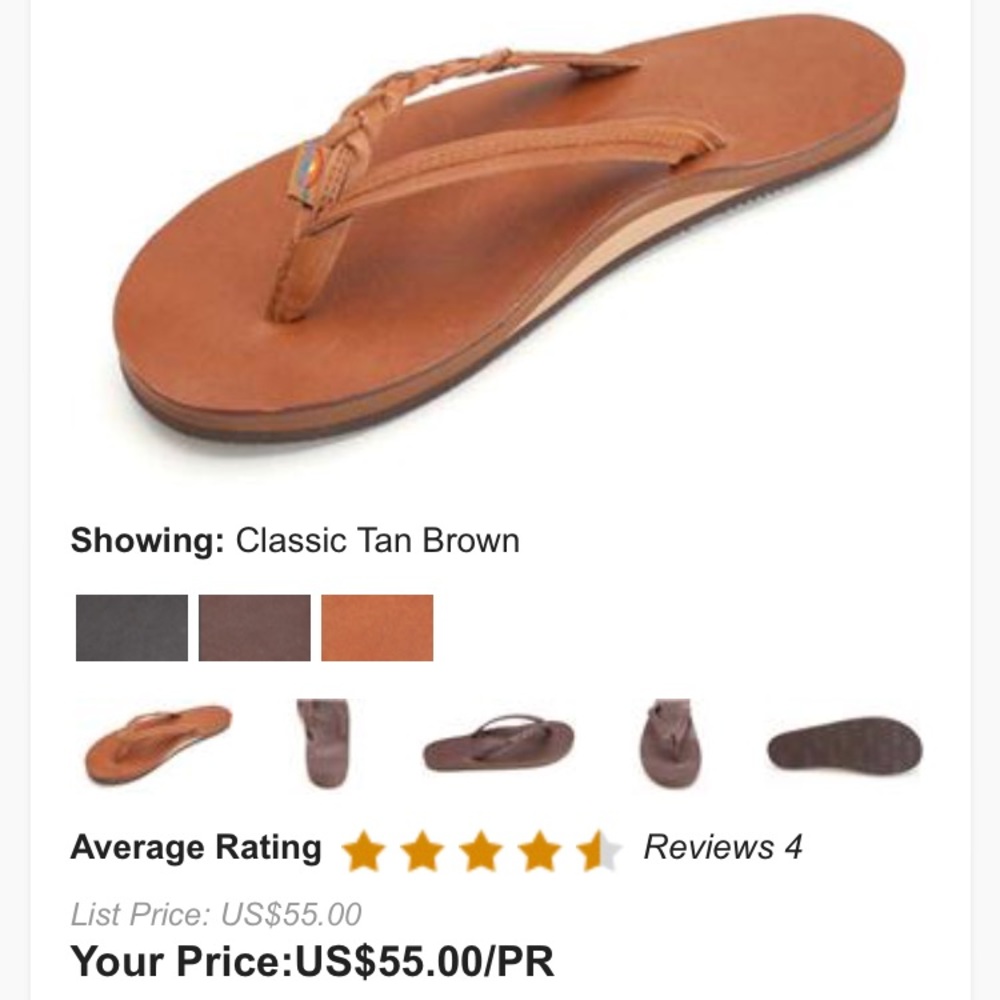 Rainbow braided sandal